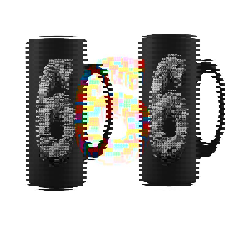 6 Year Old Blocks Building Master Builder 6Th Birthday Boy Coffee Mug