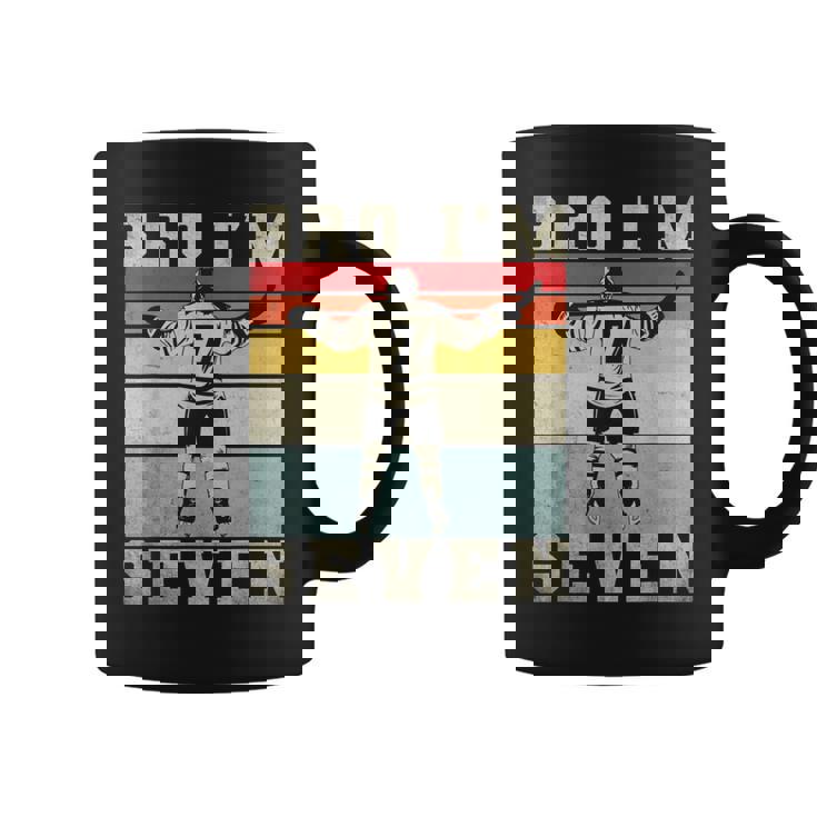 7Th Birthday Ice Hockey Boy 7 Year Old Hockey Player Coffee Mug
