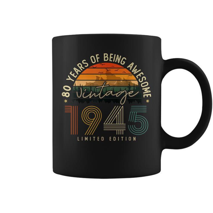 Mug blanc - Anniversaire 81 Ans - Millésime 1945