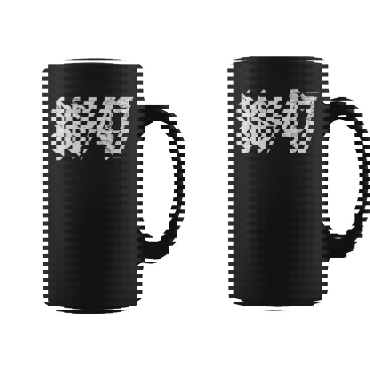 8647 Sarcastic Retro Vintage 80S Style 86 47 Rock 8647 Coffee Mug