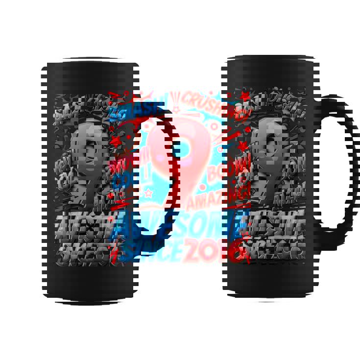 9 Year Old For Boys 9Th Birthday Boy 9 Year Old Boy Coffee Mug