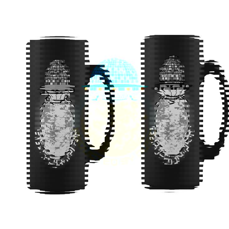 Abducted By Music Ufo Alien Space Club Festival Graphic Print Coffee Mug