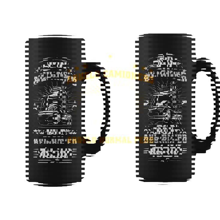 Abuelo Camionero Camión Divertido Regalo Día Del Padre Taza de café