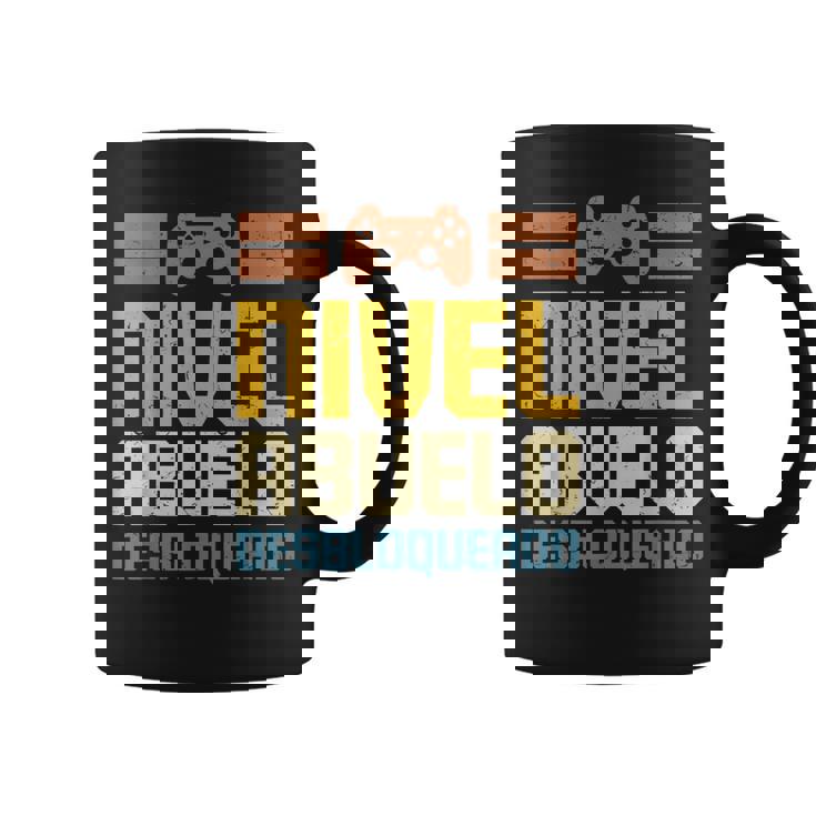 Abuelo Nivel Abuelo Desbloqueado Día Del Padre Taza de café