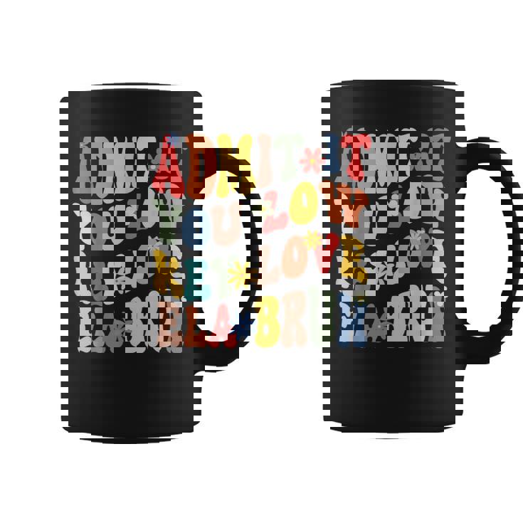 Admit It You Low Key Love Ela Bruh Ela Teacher Grammar Nerd Coffee Mug