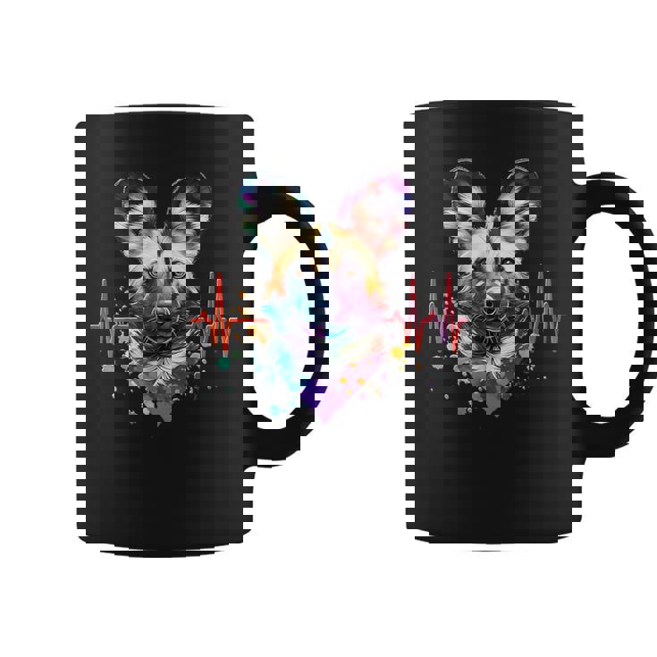 African Wild Dog Cardio African Wild Dog Graphic Print Coffee Mug