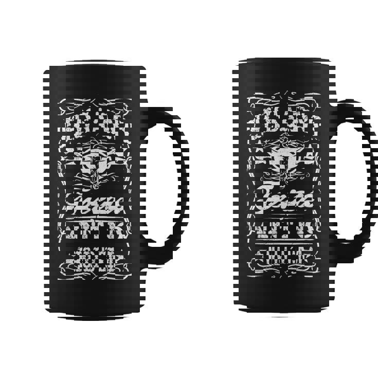 This Ain’T Texas Cowgirl Queen Bee Silhouette Texas Holdem Coffee Mug