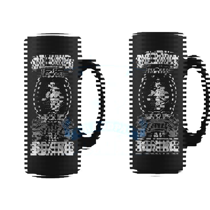 Algunos Abuelos Jugar Bingo Real Grandpas Jugar Boxeo Taza de café