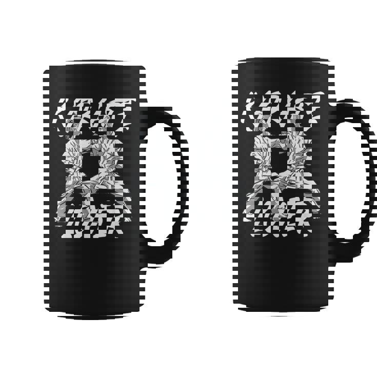 Amante Del Karate Cinturón Artes Marciales Cazas Entrenador Taza de café