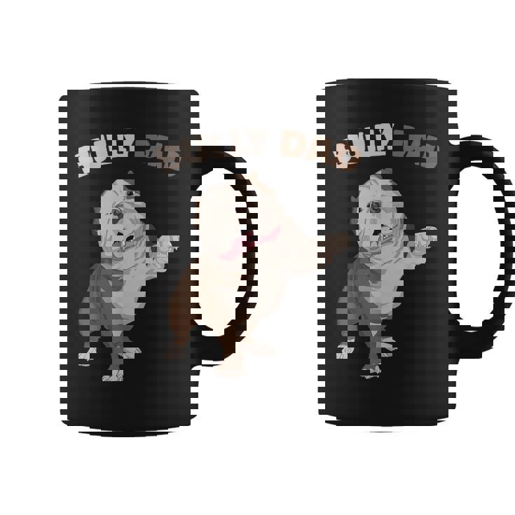 American Bully Dad Perros Papa Perros Perro Perro Hombre Taza de café