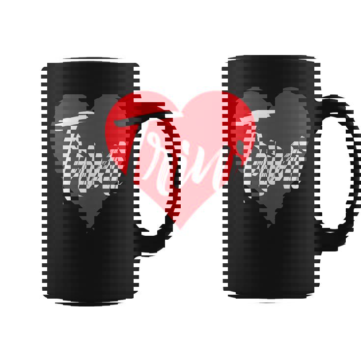 Amo A Trini Primer Nombre Yo Corazón Taza de café