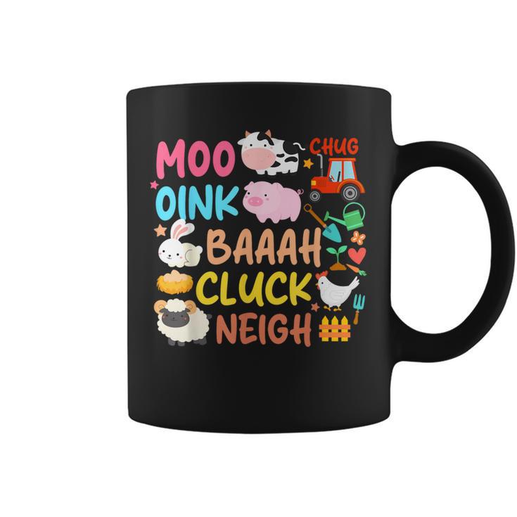 Animaux De La Ferme Sons Oink Baa Neigh Cluck Moo Toddler Farmer Tasse