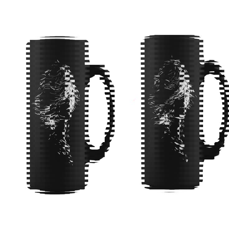 Anime Manga Gráfico Abstracto Arte Anime Taza de café