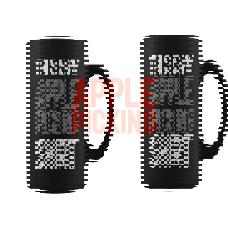 This Is My Apple Picking Shirt Harvest Festival Graphic Print Coffee Mug