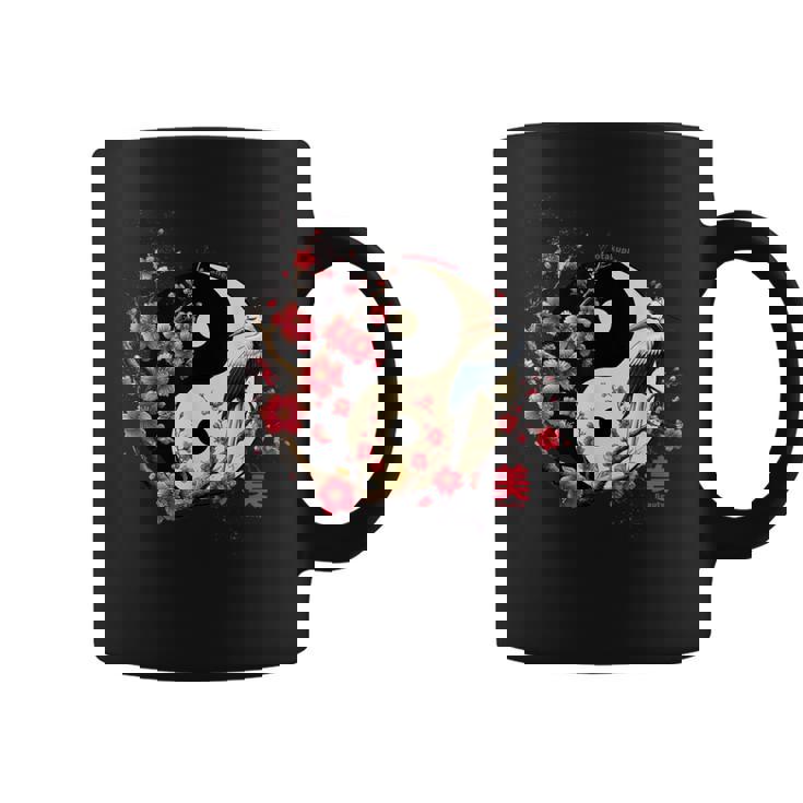 Arbre Sakura Style Yin Yang En Esthétique Sakura Ying Yang Tasse