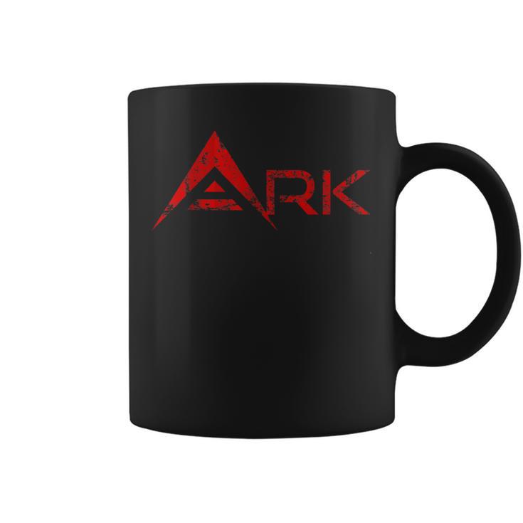 Ark Kryptocurrency -Intage & Distressed Logo Tassen