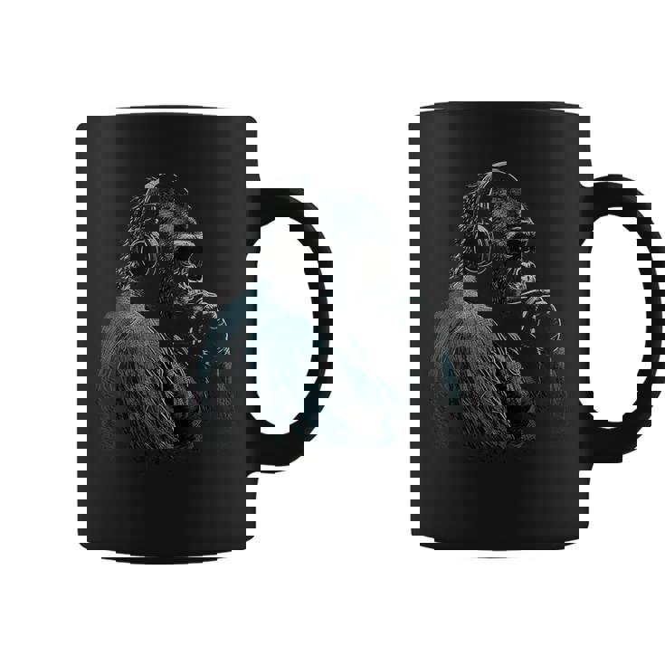 Arte Musical De Gorila Arte De Mono Animal Taza de café