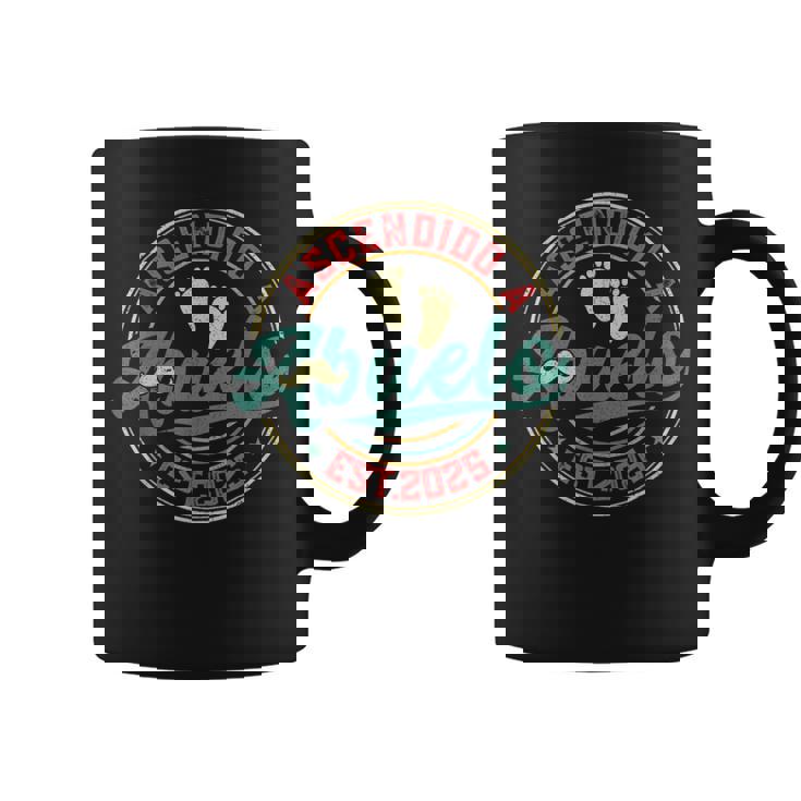 Ascendido A Abuelo 2025 Anunciar Abuelos Primerizos Taza de café