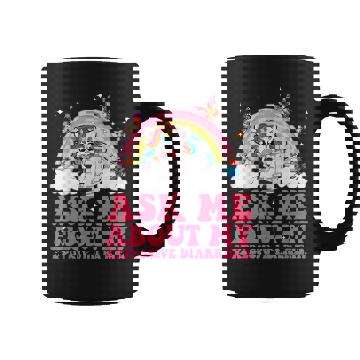 Ask Me About My Explosive Diarrhea Adult Inappropriate Graphic Print Coffee Mug