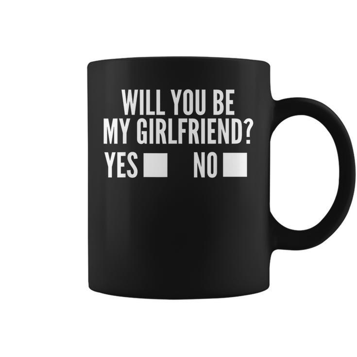 Ask Her Will You Be My Girlfriend Cutealentine's Day Tassen