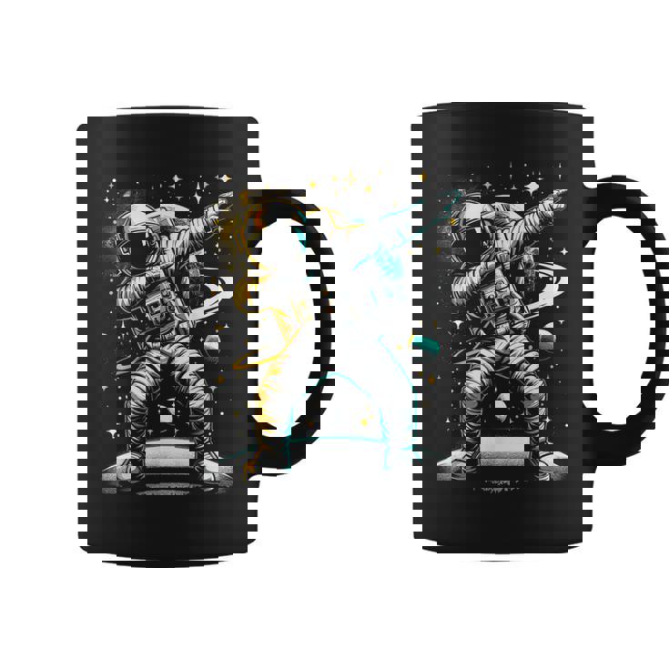 Astronaut Dabbing In Space Galaxy Adventure Coffee Mug