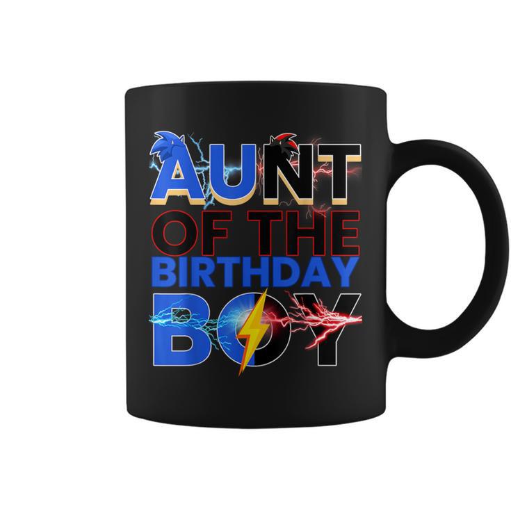 Aunt Of The Birthday Boy Hedgehog Family Party Decorations Coffee Mug