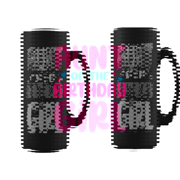Aunt Of The Birthday Girl Family Party Decorations Coffee Mug