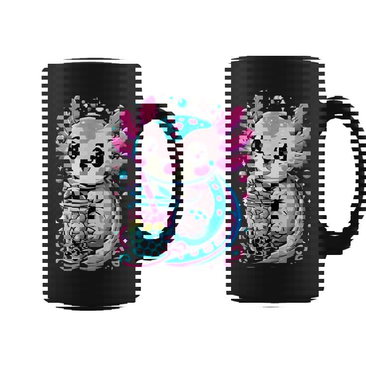 Axolotl Boba Tea Kawaii Neko Japanese Bubble Tea For Girls Graphic Print Coffee Mug