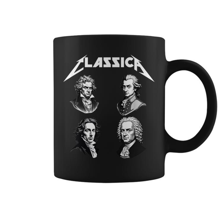 Bach Beethoven Chopin Mozart Divertidos Compositores De Música Clásica Taza de café