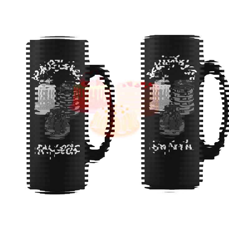 Baking Cakes Is My Cardio Cake Baking Graphic Print Coffee Mug