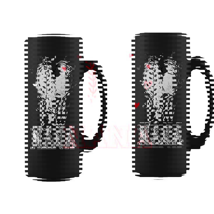 Ball Nana Baseball Soccer Heart Nana Of Both Coffee Mug