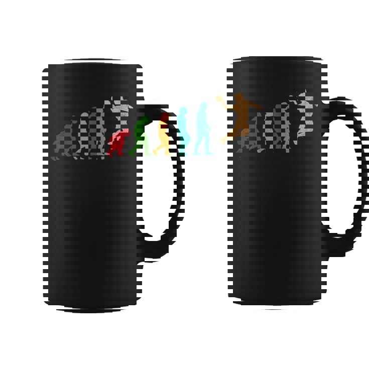 Balonmano Evolución Balonmano Jugador Atlético Deportes Balling Taza de café