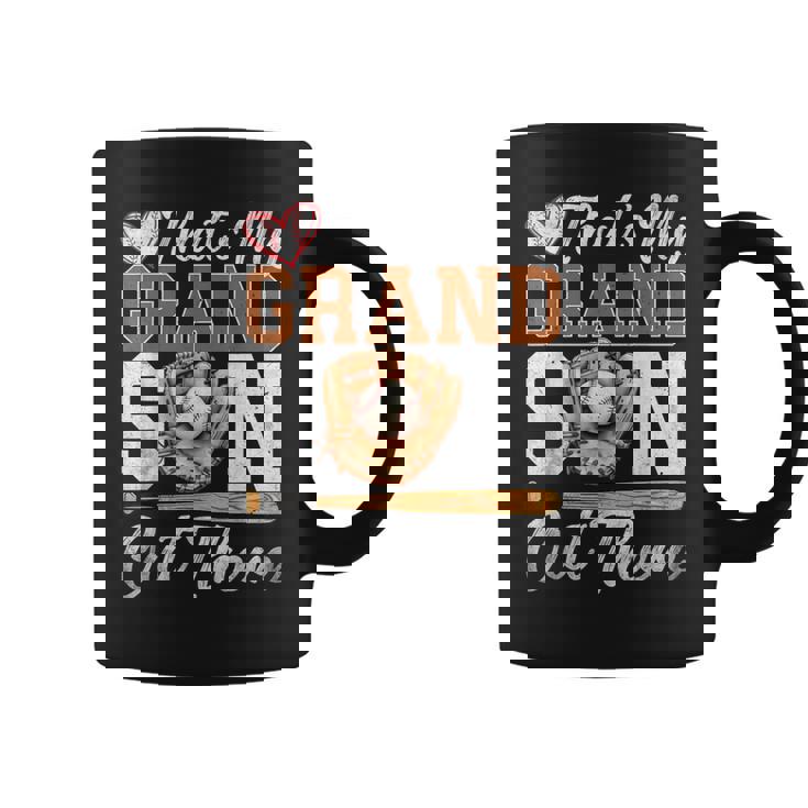 Baseball Grandma That's My Grandson Out There Coffee Mug