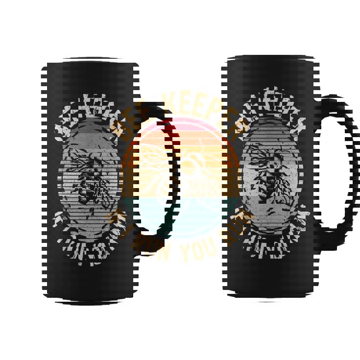 Beekeeper If I Run You Run Apiarist & Beekeeping Lover Graphic Print Coffee Mug