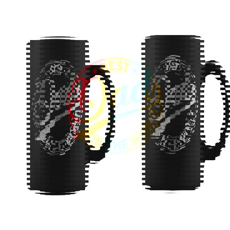 Best Dad In The World Father's Day Vintage Dad Coffee Mug