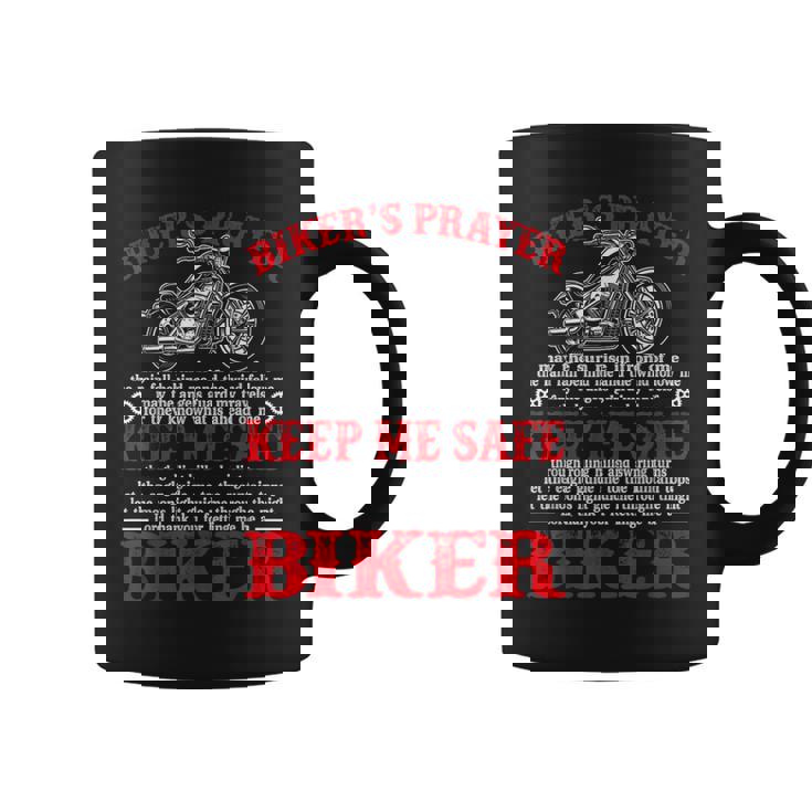 Biker's Prayer Vintage Motorcycle Biker Biking Motorcycling Coffee Mug