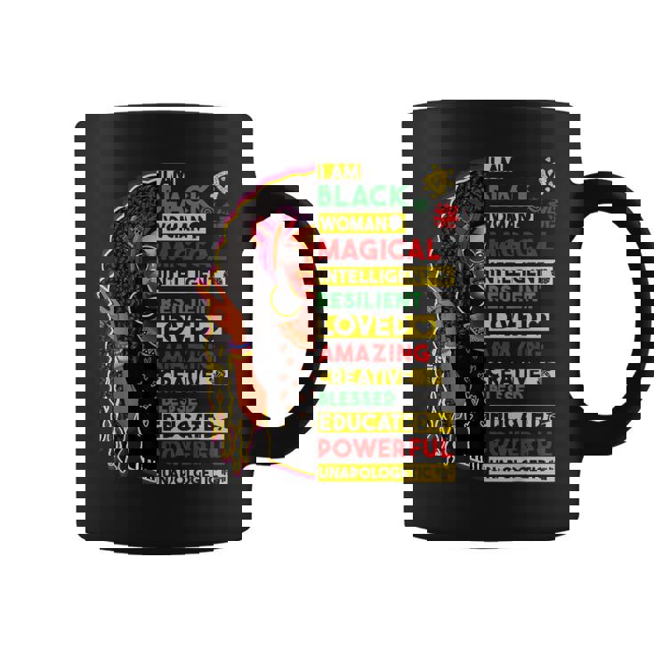 I Am Black History African Black History Month Girls Coffee Mug