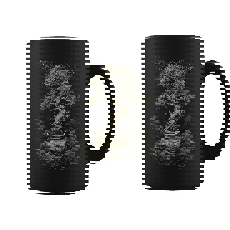 Bonsai Tree Japanese Culture Meditation Penjing Zen Coffee Mug