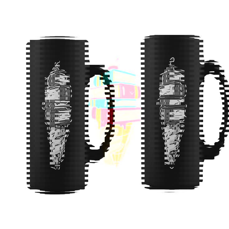Book Ice Cream Book Lovers Summer Reading Graphic Print Coffee Mug