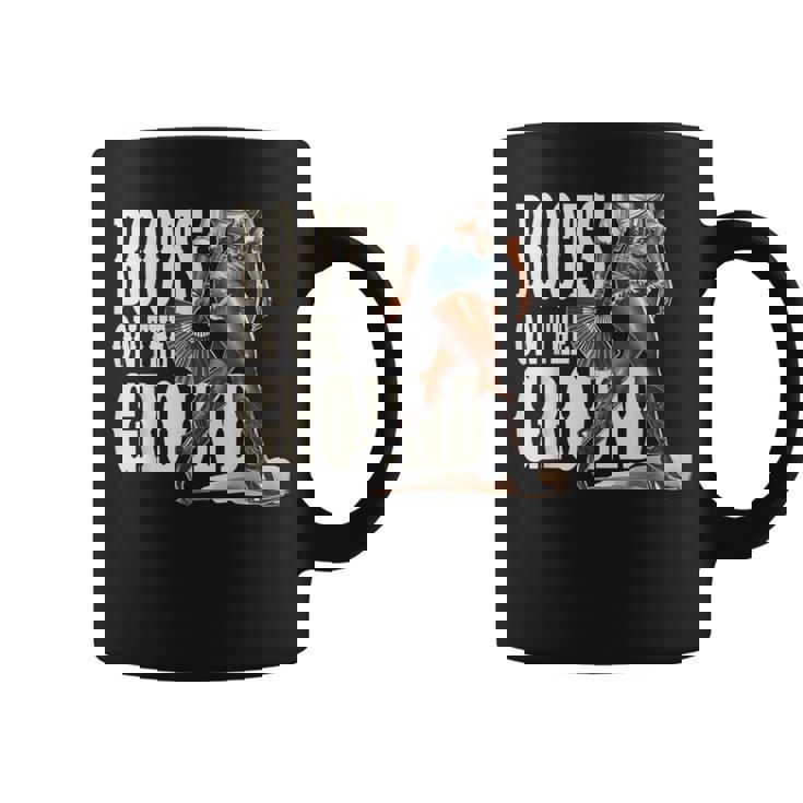 Boots On The Ground Black Cowgirl Melanin Women Coffee Mug