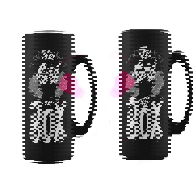 Boxeo Esta Chica Puede Boxear Cool Girl Boxeo Sin Mangas Taza de café
