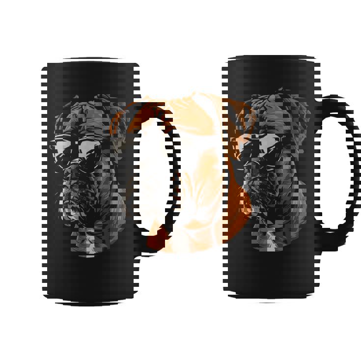 Boxer Dog Sunglasses Dog Mom Dad Coffee Mug