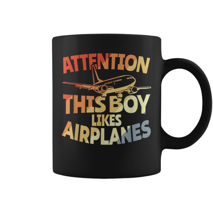 This Boy Likes Planes Aviation Boys Tassen