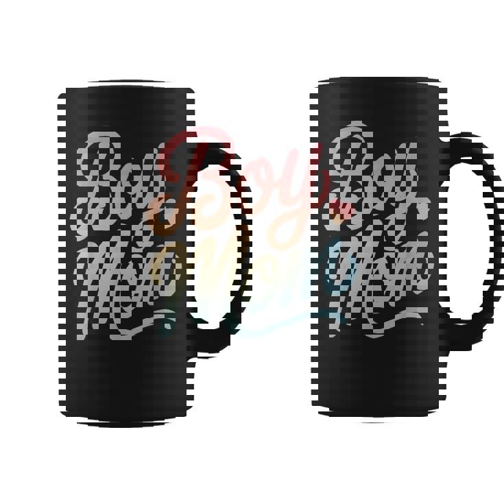 Boy Mom Son Family Mother's Day Mama Of Boys Tie Dye Coffee Mug