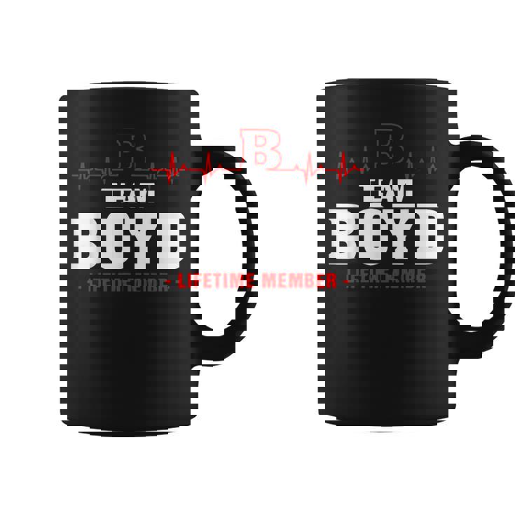 Boyd Surname Last Name Family Team Boyd Lifetime Member Graphic Print Coffee Mug