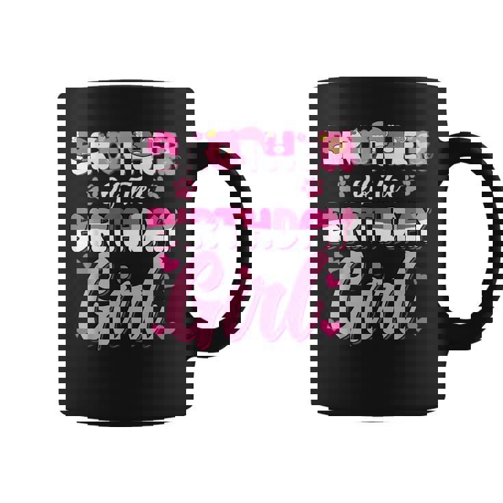 Brother Of The Birthday Girl Kitty Family Party Decorations Coffee Mug
