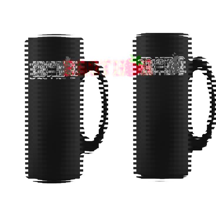 Brother Strawberry First Birthday Family Strawberry Coffee Mug