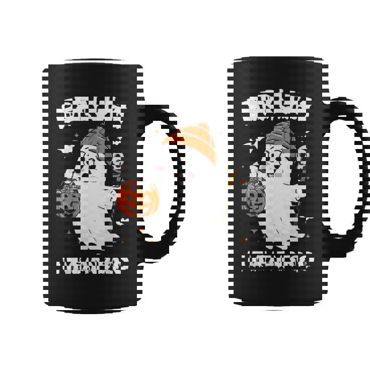Bruh Ghost Halloween Shirt Boo Pumpkin Boys Kids Toddler Graphic Print Coffee Mug