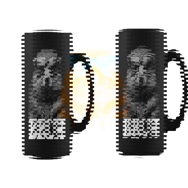 Bruh The Groundhog Woodchuck Photo Ground-Hog Day Bruh Coffee Mug