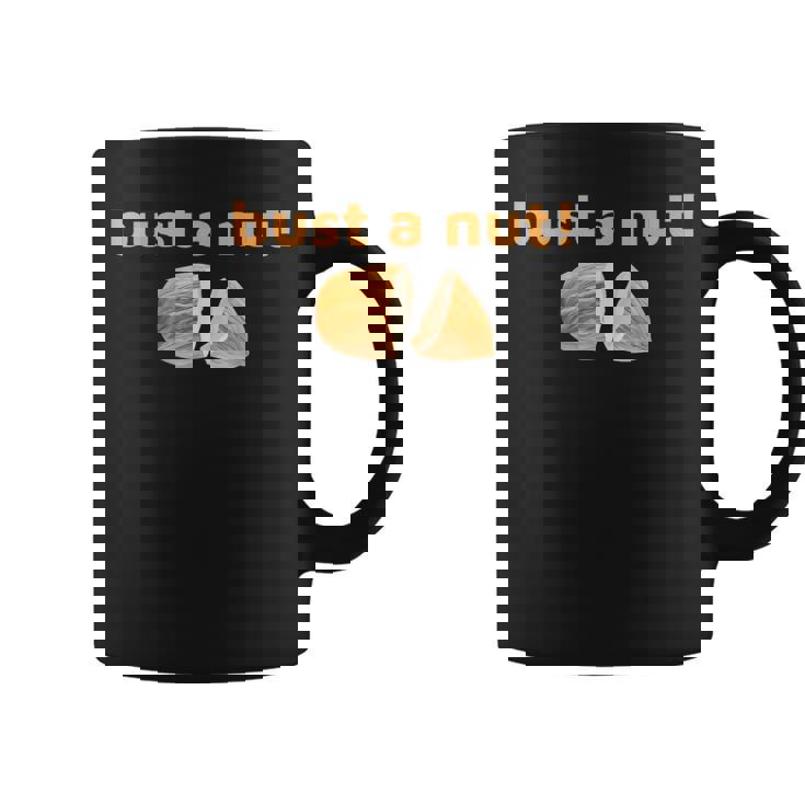 Bust A Nut Apparel Graphic Print Coffee Mug